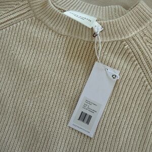 Cozy Earth Women's Classic Ribbed Sweater -
Size small NWT ivory